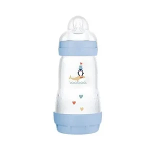 MAM Пластикова пляшка Easy Start Anti-Colic із силіконовою вставкою, від 2 місяців, 260 мл [351SBc]