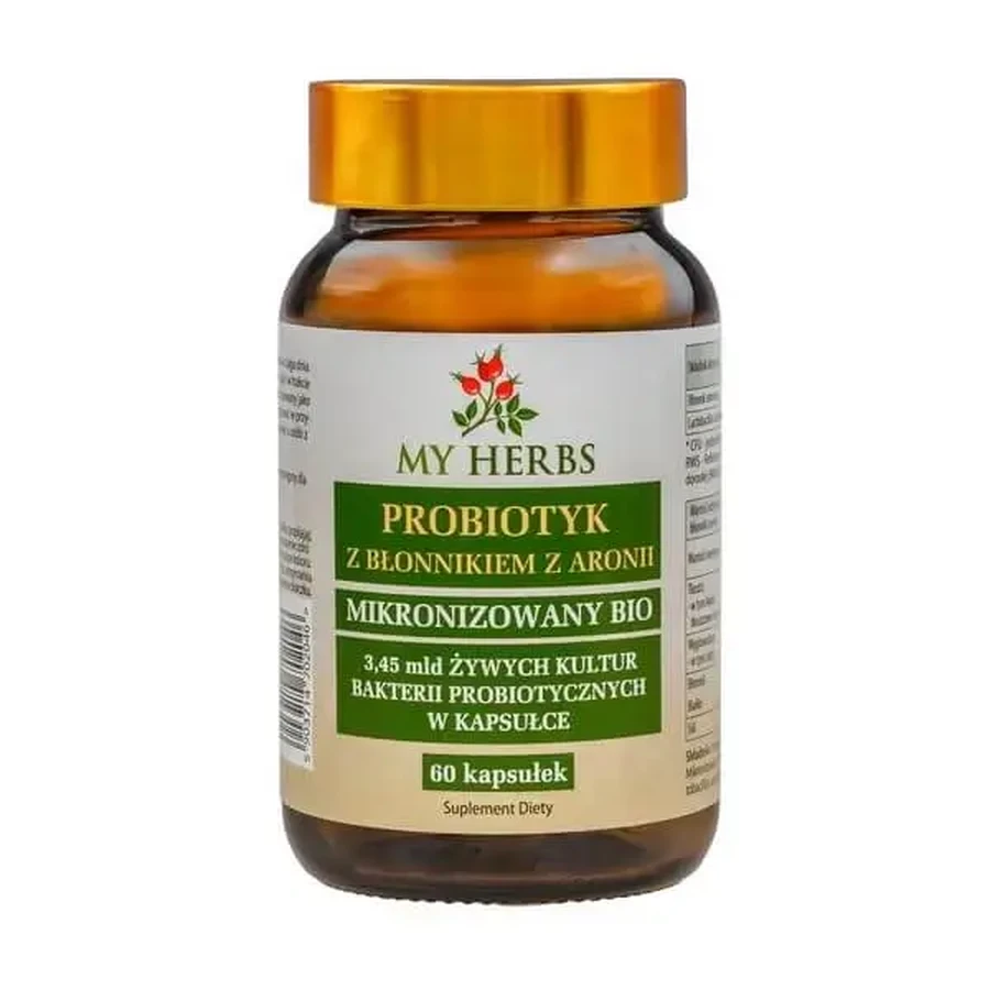 My Herbs Пробиотик с клетчаткой аронии, капсулы, 60 шт.: цены и характеристики