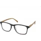 EYELEAD E211 Очки для пресбиопии, чёрные, с дужками из красного дерева, 4,00