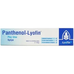 PANTHENOL Lyofin Plus Urea Увлажняющий и восстанавливающий крем с мочевиной, 100 мл