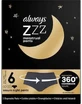 ALWAYS Zzz Menstrual No.6 Безопасные ночные трусы Small Medium Ночное нижнее белье для дней менструации, 3 шт.