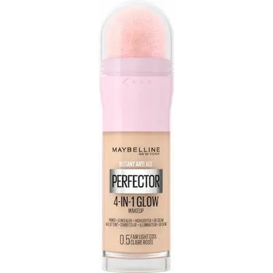MAYBELLINE Instant Anti-Age Perfector 4-in-1 Glow Makeup Многофункциональное тональное средство для сияющей кожи 20 мл 0.5 Fair Light Cool: цены и характеристики