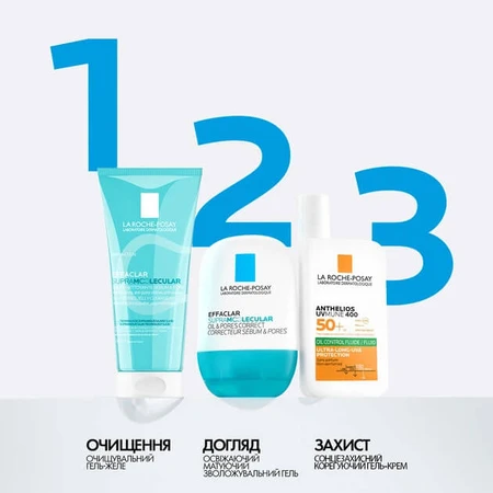 Гель-желе для вмивання La Roche-Posay Effaclar Supramolecular очищувальний, проти жирного блиску та розширених пор, 200 мл: ціни та характеристики