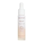 Gosh Dewy Foundation Drops, осветляющая тональная основа в каплях SPF 15, 002 Porcelain, 12 мл: цены и характеристики