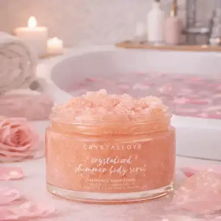 Crystallove, скраб для тела с розовым кварцем, 200 г: цены и характеристики