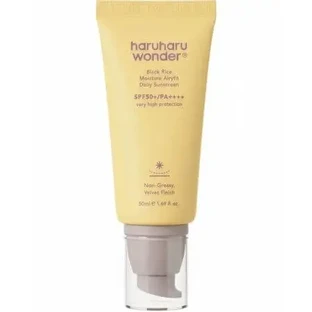 Увлажняющий крем для лица с фактором защиты SPF 50+ PA++++ Black Rice Moisture Airyfit Daily, 50 мл, Haruharu Wonder