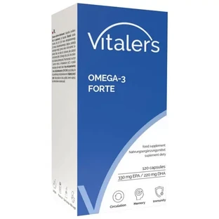 Vitaler’s Omega-3 Forte, капсули, 120 шт.