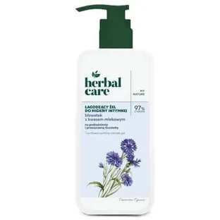 Успокаивающий интимный гель с экстрактом васильков и молочной кислотой Herbal Care, 330 мл, Farmona