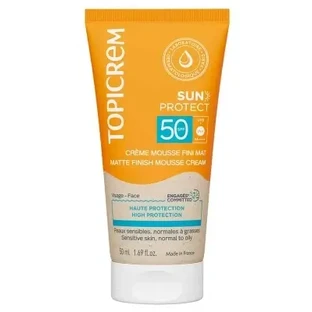 Topicrem Sun Protect Матирующий крем-мусс SPF 50, 50 мл