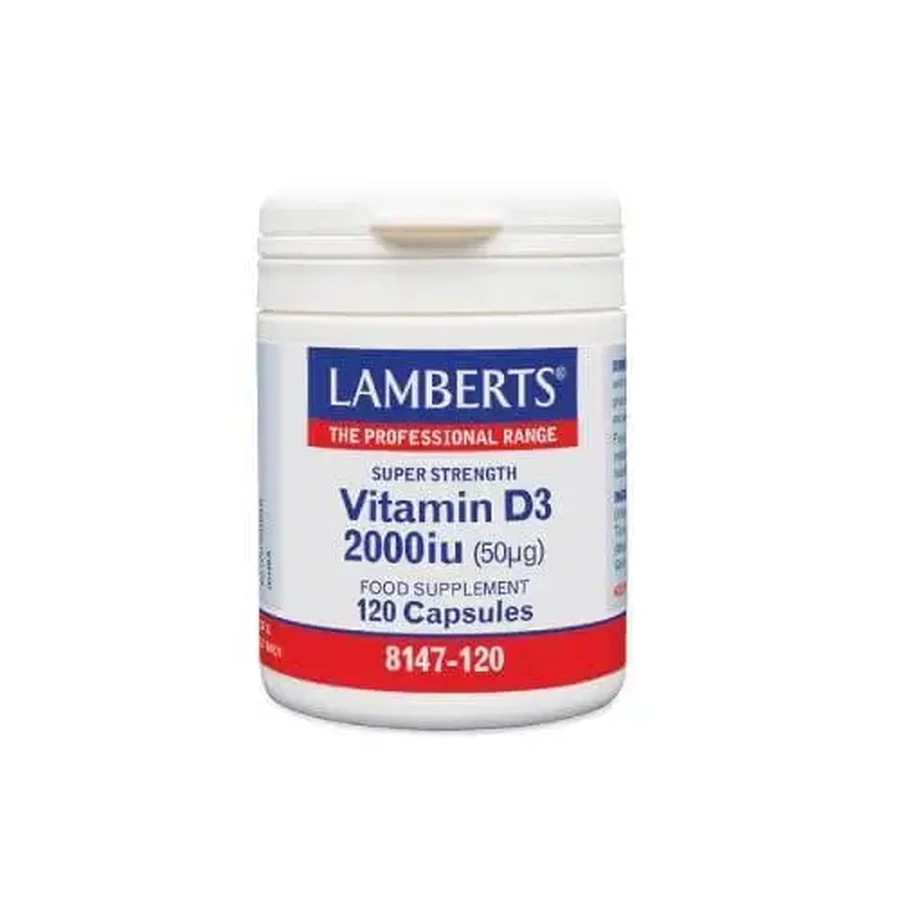 LAMBERTS Витамин D3 2000 МЕ, 120 капсул: цены и характеристики