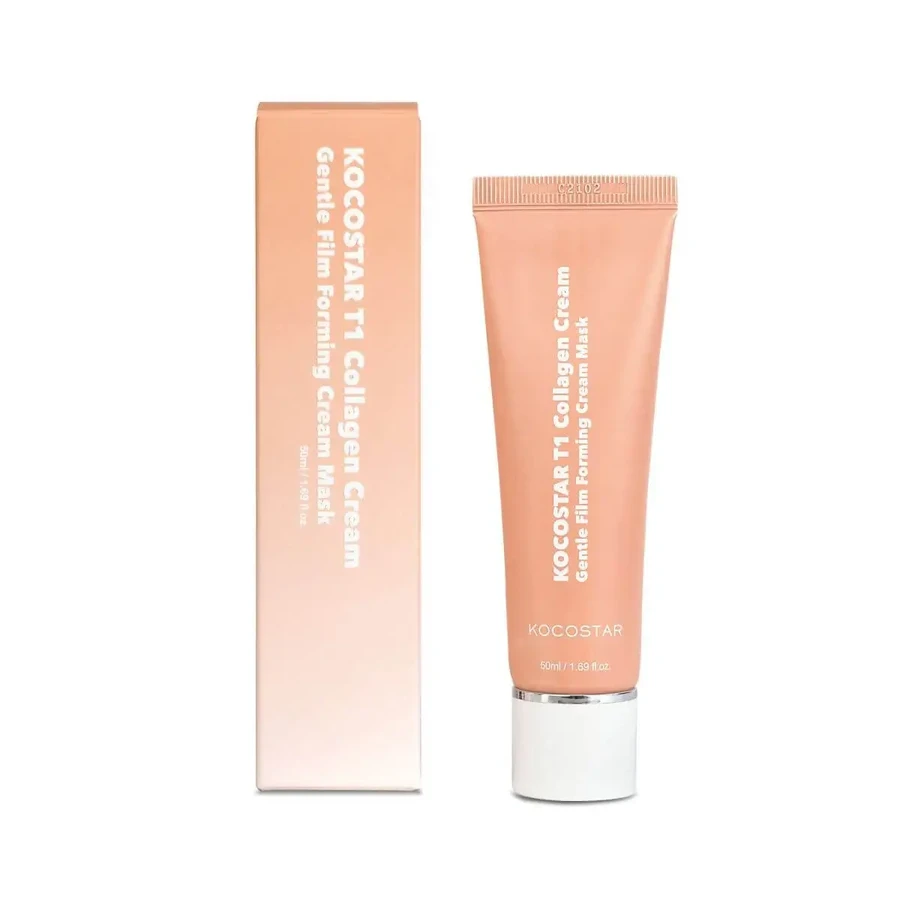 KOCOSTAR T1 Collagen Cream Face Mask — пленочная маска для лица с коллагеном, 50 мл: цены и характеристики