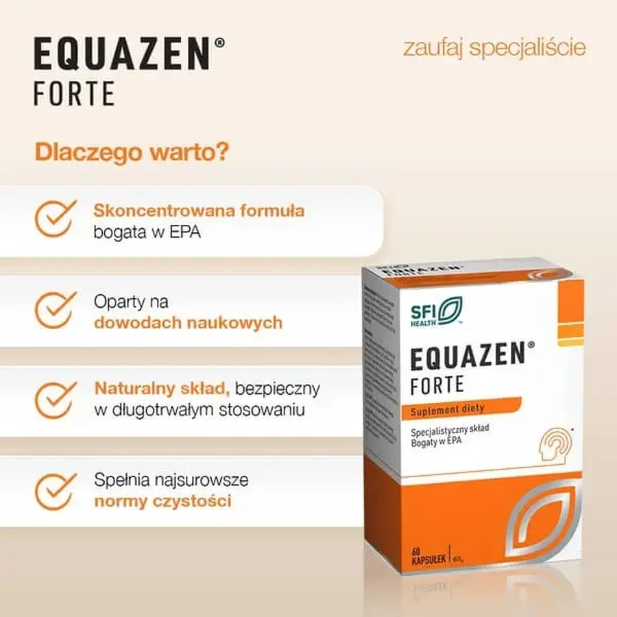 Equazen Forte, капсули, 60 шт.: ціни та характеристики