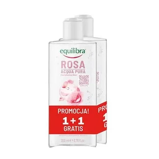 EQUILIBRA Rosa Освіжаюча чиста рожева вода, 2×200 мл
