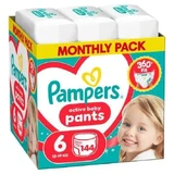 PAMPERS Active Baby Pants Підгузки-трусики № 6, 13–19 кг, 144 шт.