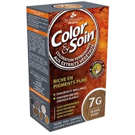 Color & Soin краска для волос (золотисто-русый) 7G 135 мл: цены и характеристики