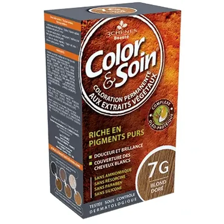 Color & Soin краска для волос (золотисто-русый) 7G 135 мл: цены и характеристики