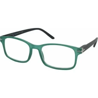 EYELEAD E203 Очки для пресбиопии, зелено-черные с зернистой текстурой, 1,25