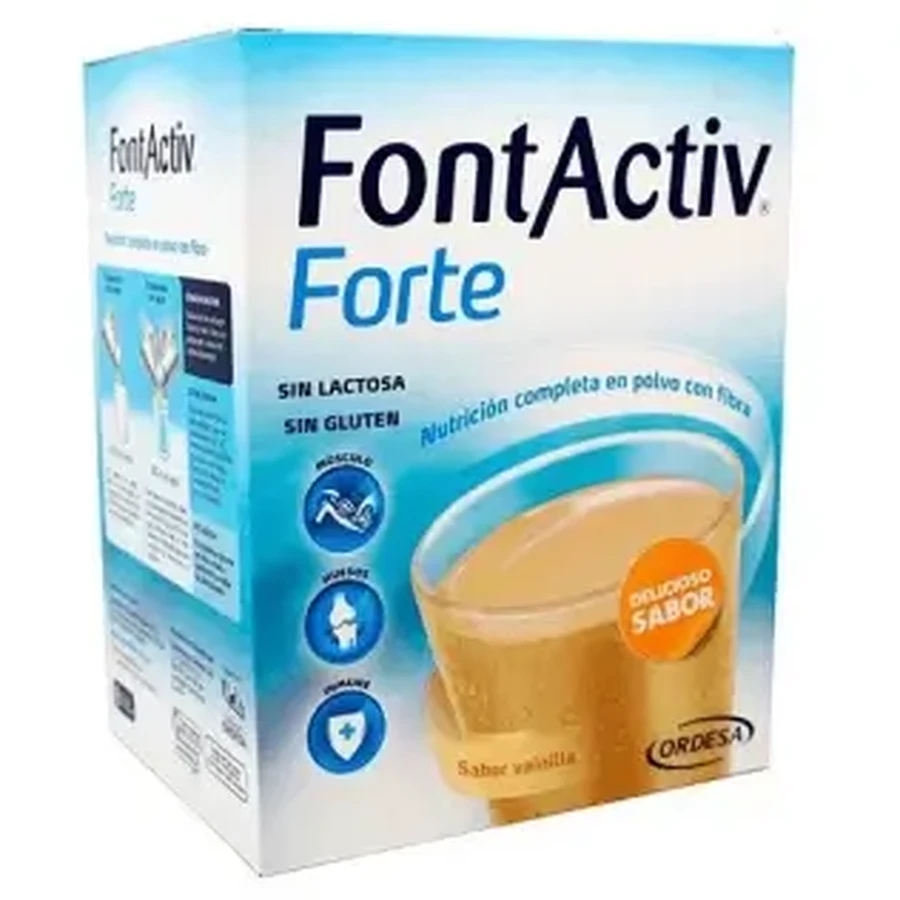 Ordesa FontActiv Forte зі смаком ванілі — харчова добавка, 14 × 30 г: ціни та характеристики
