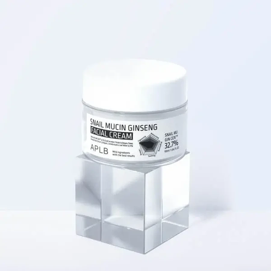 APLB Snail Mucin Ginseng Facial Cream, восстанавливающий крем для лица с слизью улитки и женьшенем, 55 мл: цены и характеристики