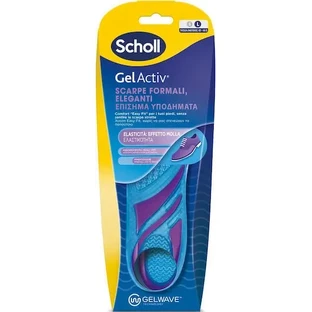 SCHOLL Gel Activ — внутрішні устілки для класичного взуття, розмір L (№ 40–46,5)