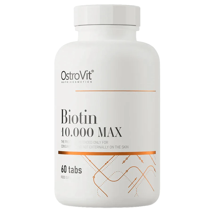 Біотин Макс OstroVit Biotin 10 000 MAX, 60 таблеток: ціни та характеристики