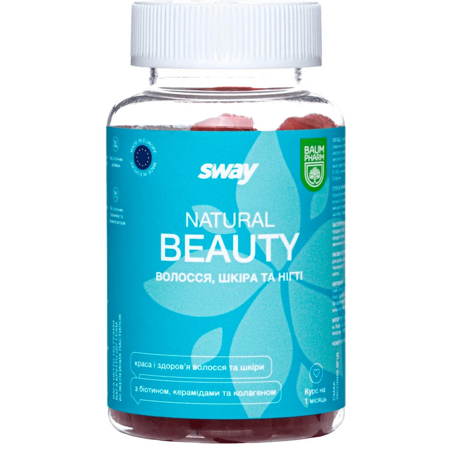 Природная красота Baum Pharm Sway Natural Beauty желатиновые пастилки, №60: цены и характеристики