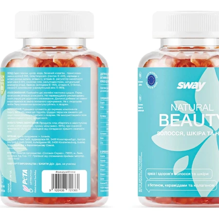 Природная красота Baum Pharm Sway Natural Beauty желатиновые пастилки, №60: цены и характеристики
