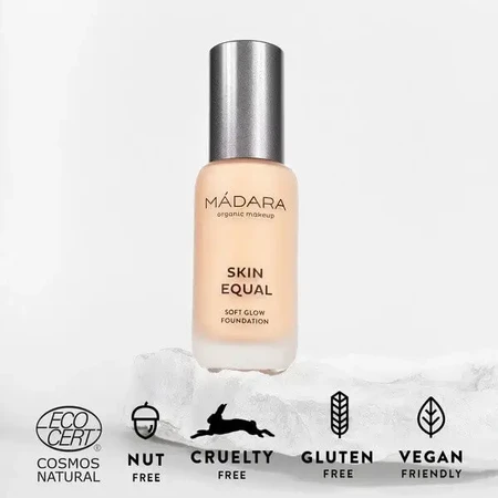 Madara Skin Equal, Soft Glow Foundation SPF15, тональный крем, оттенок Ivory 20, 30 мл: цены и характеристики