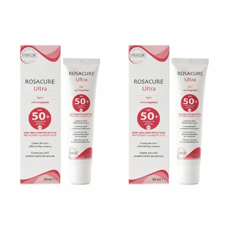 Synchroline Rosacure Ultra Дневной крем для лица с SPF50 против акне 2x30 мл: цены и характеристики