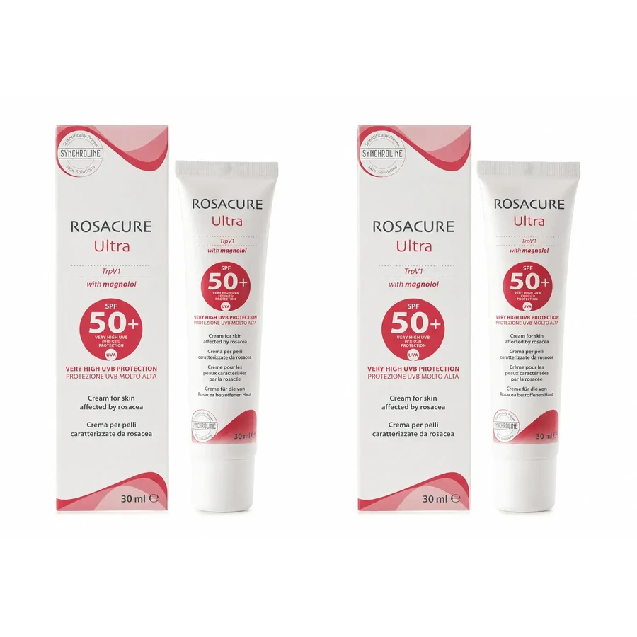 Synchroline Rosacure Ultra Дневной крем для лица с SPF50 против акне 2x30 мл: цены и характеристики
