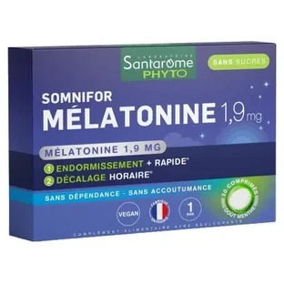 Santarome Somnifor Мелатонін 1,9 мг, 30 таблеток