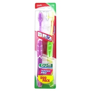 GUM Technique Pro, подвійна упаковка: 2 м'які зубні щітки 1525