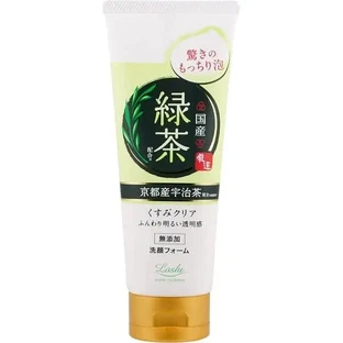 Loshi Moist Aid Whip Face Foam R, очищающая пенка для лица с зелёным чаем, 120 г