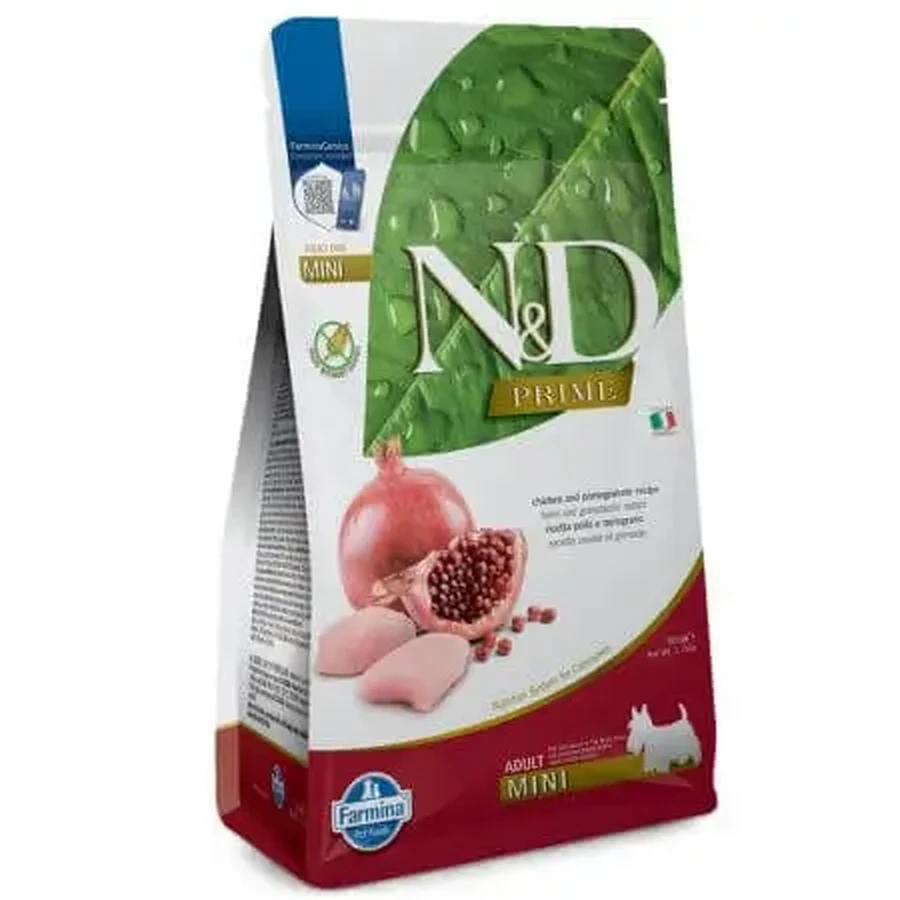 Сухой корм для собак с курицей и гранатом N&D Prime Adult Mini, 800 г, Farmina: цены и характеристики