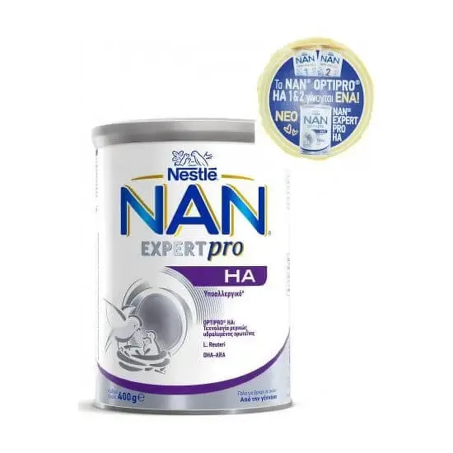 NAN Expert Pro HA сухе молоко для немовлят 400 г: ціни та характеристики