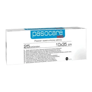 Pasocare Med, стерильный пластырь, 10 см × 35 см, 25 шт.