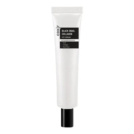 Coxir Black Snail Collagen Eye Cream, антизморшковий крем для шкіри навколо очей, 30 мл: ціни та характеристики