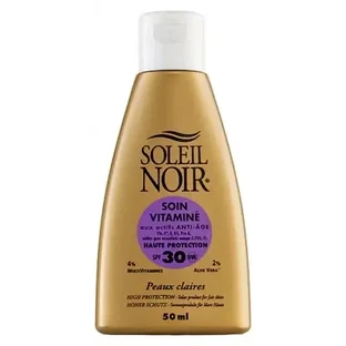 Soleil Noir Сонцезахисний крем, збагачений вітамінами, SPF 30, 50 мл