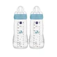 MAM Easy Active Пластикова пляшка з силіконовим соском, 330 мл, для дітей від 4 місяців, 365SBc