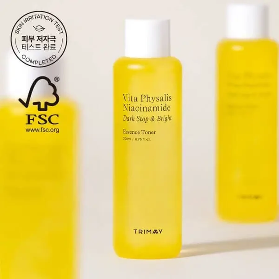 Trimay Vita Physalis Niacynamide, тонік-есенція для сяйва шкіри, 200 мл: ціни та характеристики