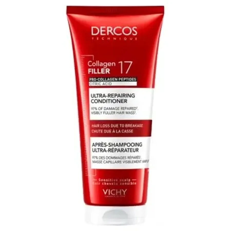 Vichy Dercos Collagen Filler 17 Ультравідновлюючий бальзам 200 мл: ціни та характеристики