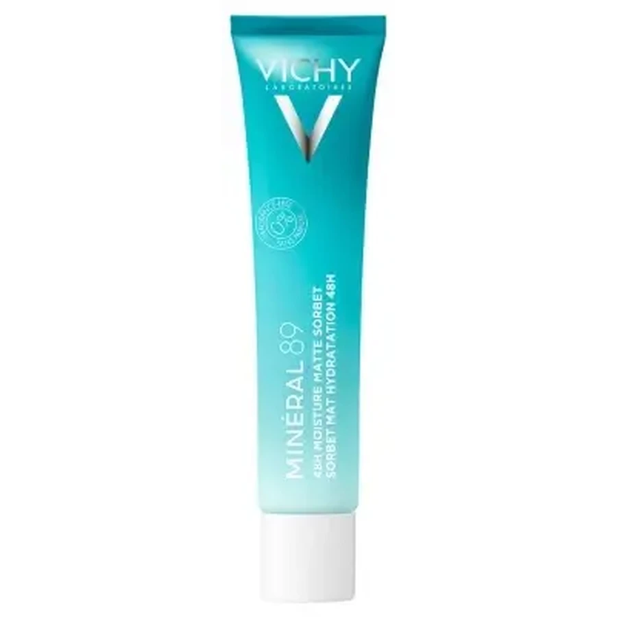 Vichy Mineral 89 Матовый гель-сорбет, 48-часовое увлажнение, 40 мл: цены и характеристики