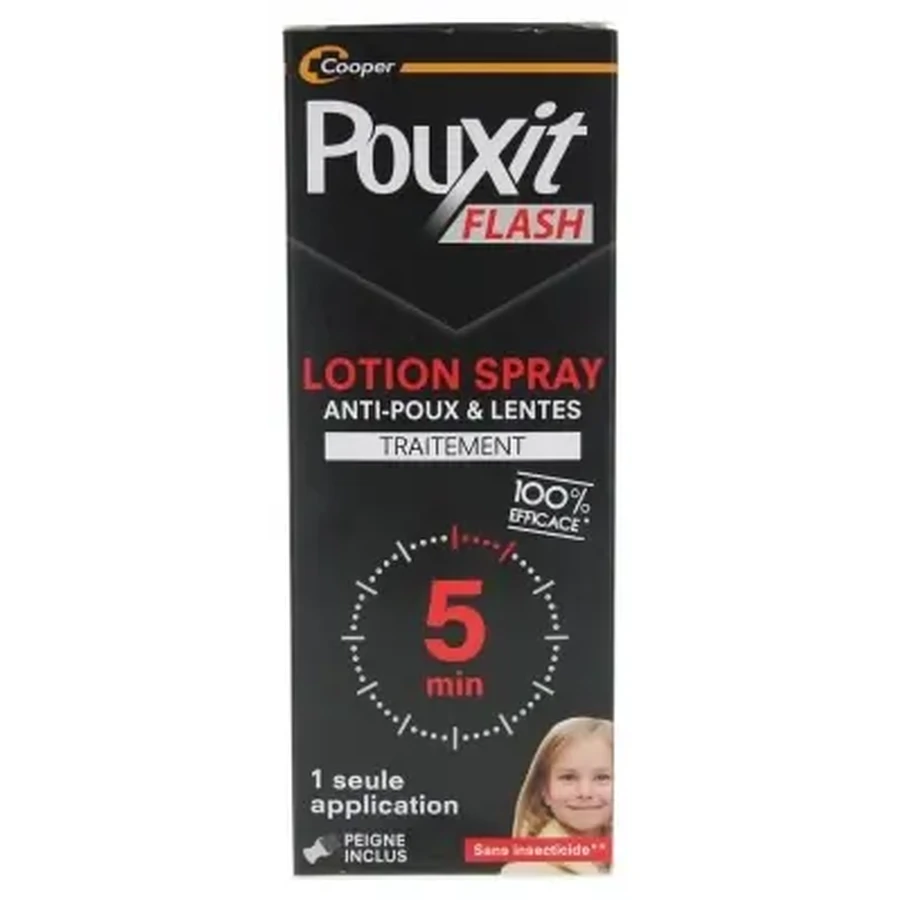 Pouxit Flash — спрей против вшей и гнид, 150 мл: цены и характеристики