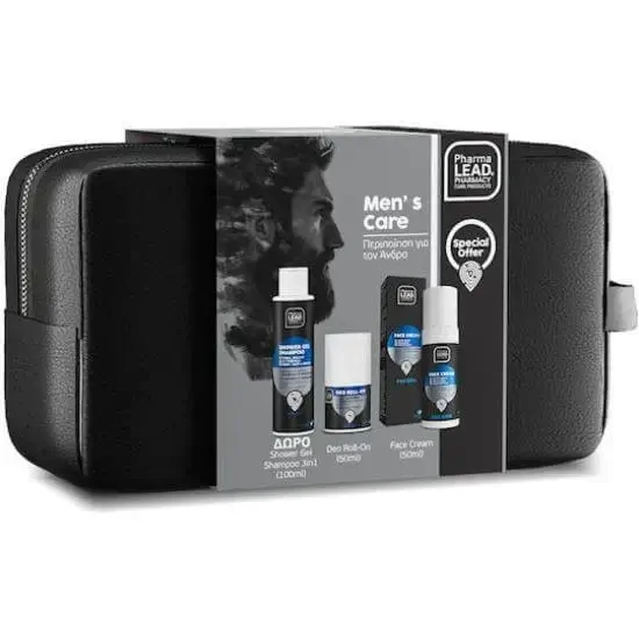 PHARMALEAD Promo Men's Care Black: гель для душа и шампунь для мужчин для лица и тела, 100 мл; крем для лица «3 в 1» для мужчин, 50 мл; дезодорант-ролик для мужчин, 50 мл: цены и характеристики