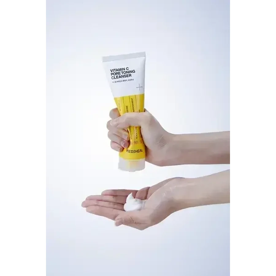 Mediheal Vitamin C Pore Toning Cleanser, осветляющий гель-пенка для умывания с витамином С, 120 мл: цены и характеристики