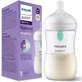 AVENT Пластиковая бутылочка 3–6 мес. Антиколиковая бутылочка без воздуха с силиконовой соской, 260 мл