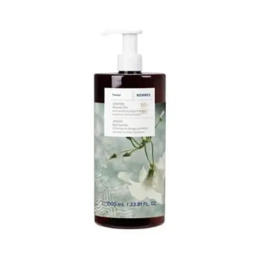 KORRES Jasmine Renewing Body Cleanser — освіжаючий гель для душу зі свіжим ароматом жасмину, 1000 мл: ціни та характеристики