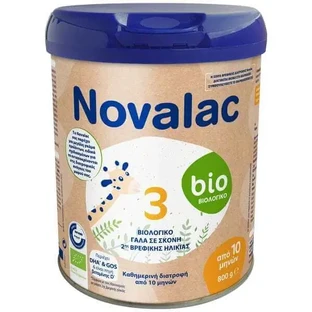 NOVALAC Bio 3 Органическое сухое молоко для третьего ребенка 800 г