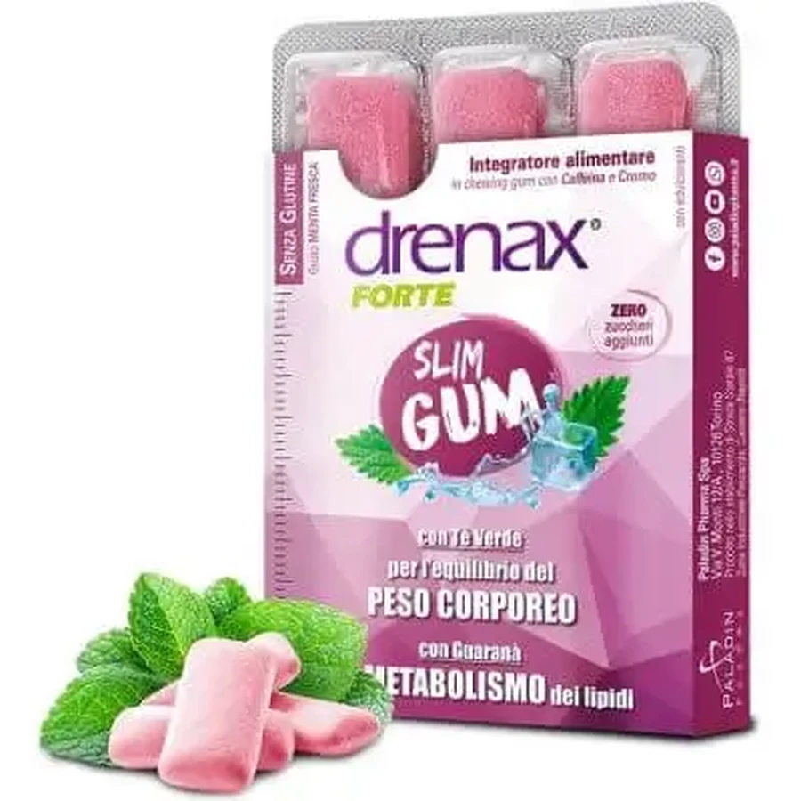 Drenax slim для схуднення, 9 жувальних таблеток: ціни та характеристики