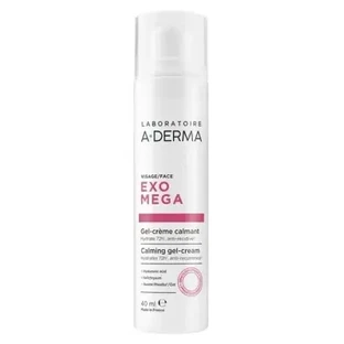 A-DERMA Exomega Control Успокаивающий гель-крем для лица 40 мл